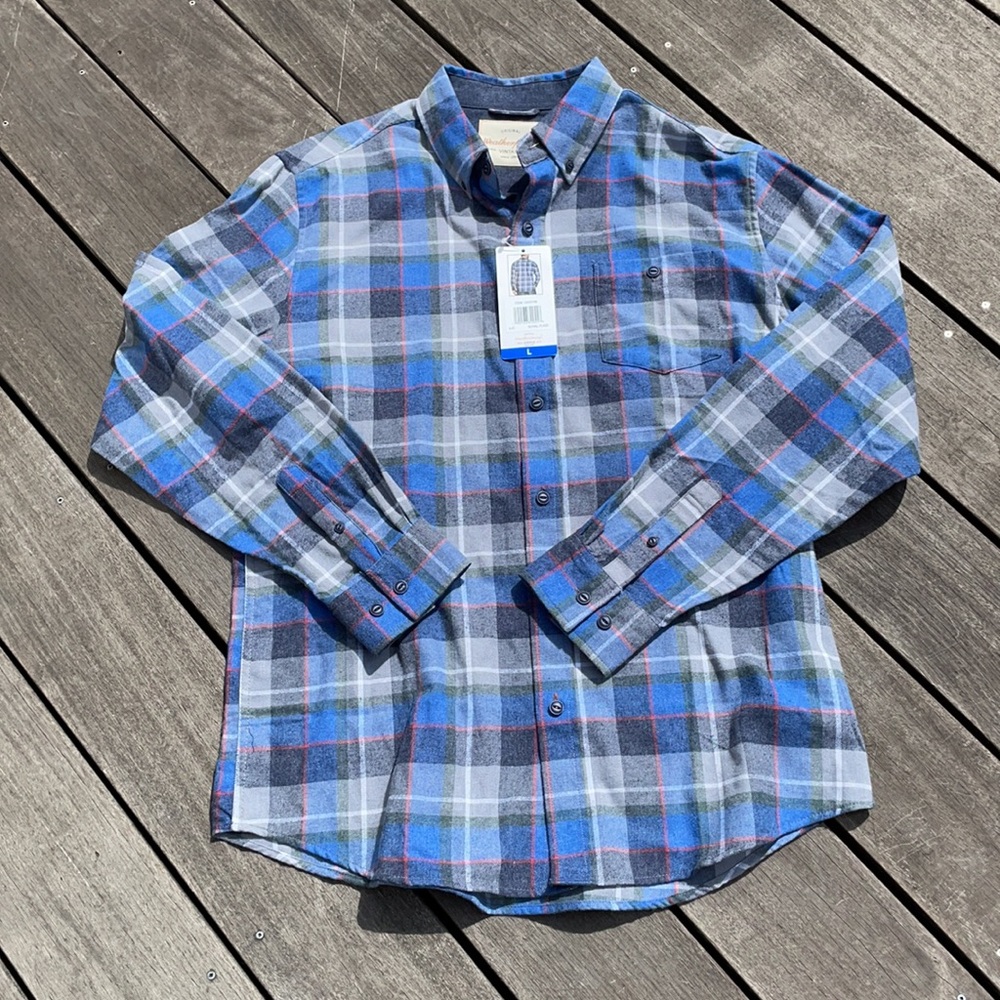 NWT Original Weatherproof Vintage Flannel L - Picture 5 of 7